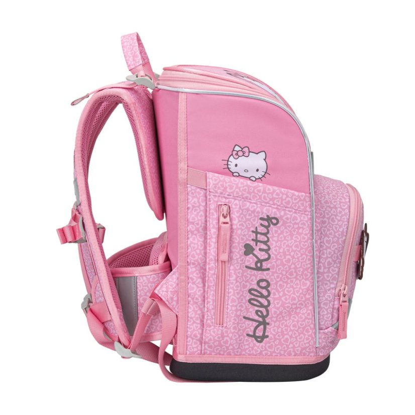 BAAGL SET 5 Zippy Plus Hello Kitty Sweet Leopard: aktovka, penál, sáček, zástěra, peněženka GRS - Baagl