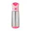 B.Box termoska na pití s brčkem 500 ml – Flamingo Fizz