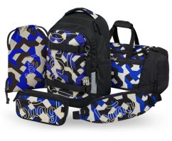BAAGL SET 5 Skate Max Variety: batoh, penál, sáček, sportovní taška, ledvinka GRS - Baagl