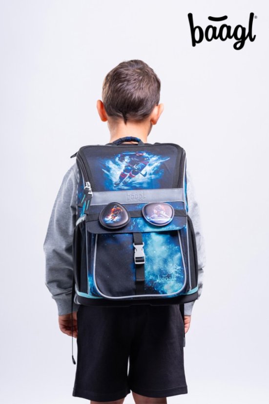 BAAGL SET 3 Zippy Hokej: aktovka, penál, sáček - Baagl