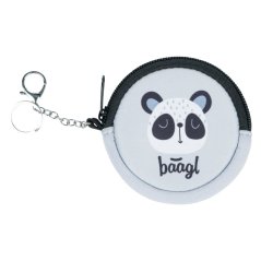 Detská peňaženka Baagl Panda sivá