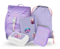 BAAGL 5 SET Airy Mazlíčci: batoh, penál, sáček, desky A4, krabička na svačinu