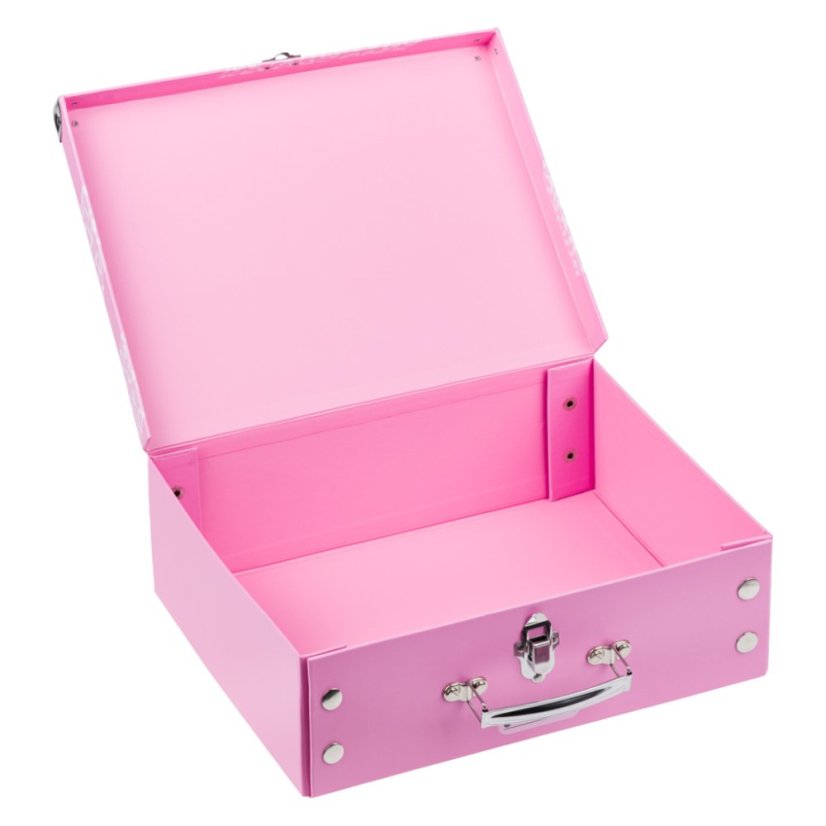 BAAGL Skládací školní kufřík Hello Kitty Sweet Leopard s kováním - Baagl