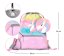 BAAGL SADA 3 Zippy Plus Rainbow Unicorn: aktovka, peračník, vrecko - Baagl