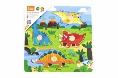 Dřevěná vkládačka - dinosauři Viga