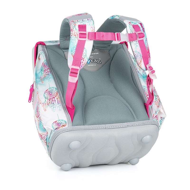 Školní aktovka v setu pro prvňáčky Oxybag PREMIUM LIGHT Kůň romantic pírka - 3 díly