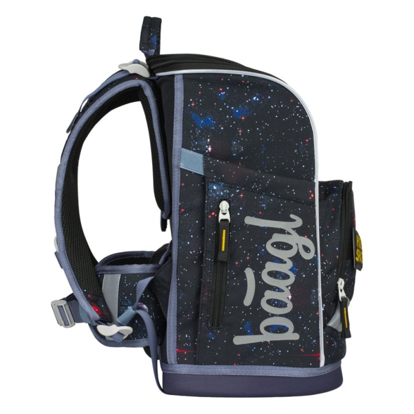 BAAGL SET 5 Zippy Plus Pixel Space: aktovka, penál, sáček, zástěra, peněženka - Baagl
