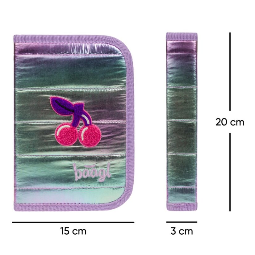 BAAGL Školní penál jednopatrový Lavender - Baagl