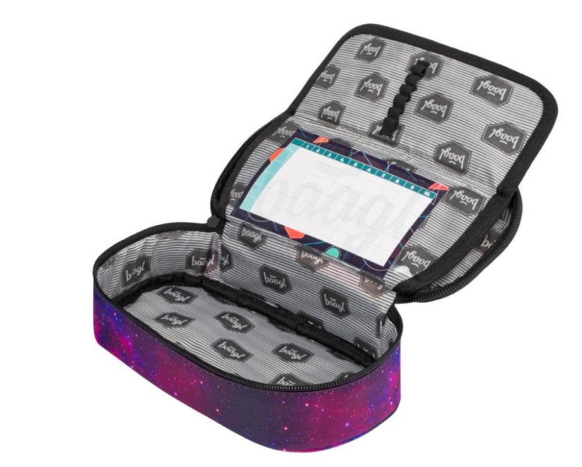 BAAGL SET 5 Skate max Galaxy: batoh, penál, sáček, sportovní taška, ledvinka - Baagl