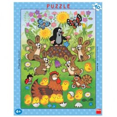Puzzle deskové Krtek a velikonoce 29x37cm 40 dílků - Dino