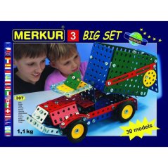Stavebnice Merkur 3 30 modelů 307 ks