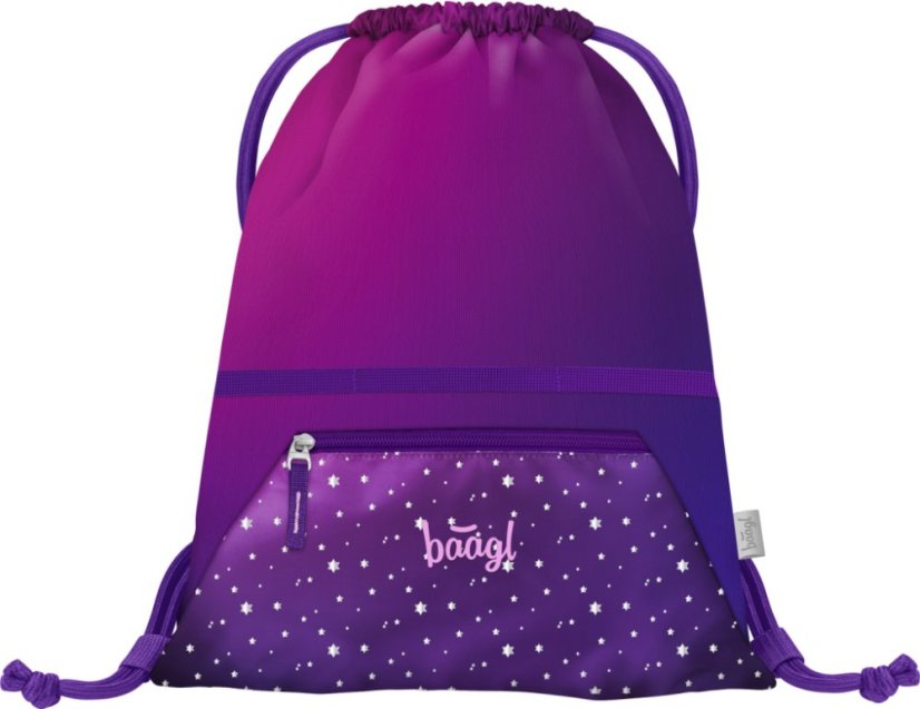 BAAGL SET 5 AIRY Koně srdce: batoh, penál, sáček, zástěra, peněženka - Baagl