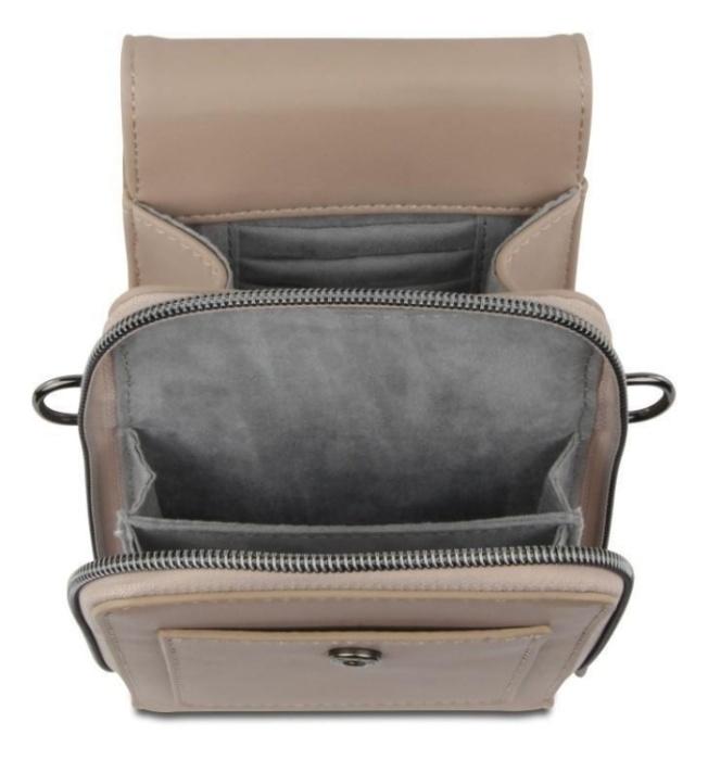 Dámská crossbody peněženka Bugatti Almata hnědá