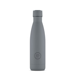 Termo fľaša z nerezovej ocele COOL BOTTLES Pastel Grey trojvrstvová 500 ml