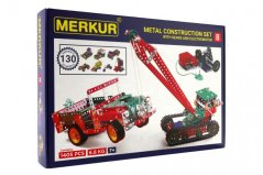 Stavebnice Merkur 8 130 modelů 1405 ks