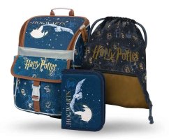 Školní aktovka v setu Baagl Zippy Harry Potter Bradavice - 3 díly