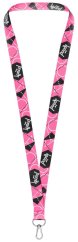 Přívěsek na klíče Baagl dlouhý – lanyard, růžový