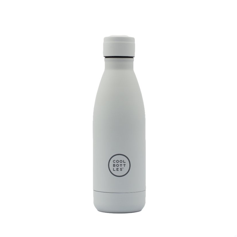 Nerezová termolahev COOL BOTTLES Pastel Grey třívrstvá 350ml