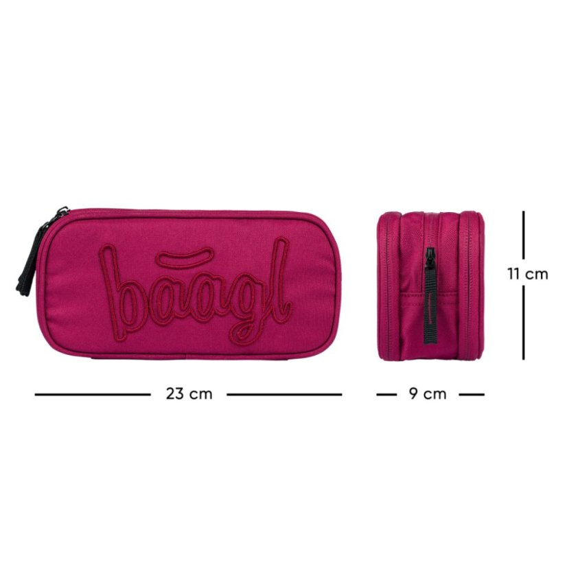 BAAGL SADA 3 Coolmate Ruby: batoh, peračník, vrecko - Baagl