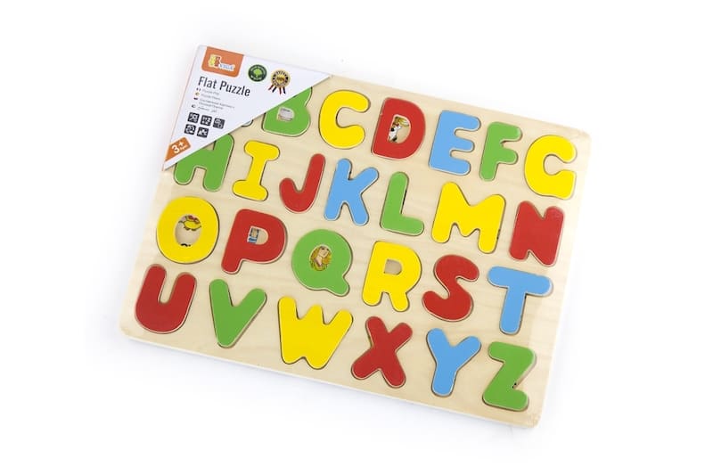 Dřevěná vkládačka písmena Viga