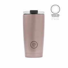 Termohrnček z nehrdzavejúcej ocele COOL BOTTLES Metallic Rose 550ml
