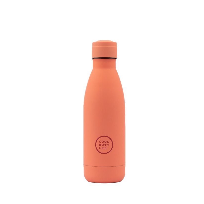 Nerezová termolahev COOL BOTTLES Pastel Coral třívrstvá 350ml