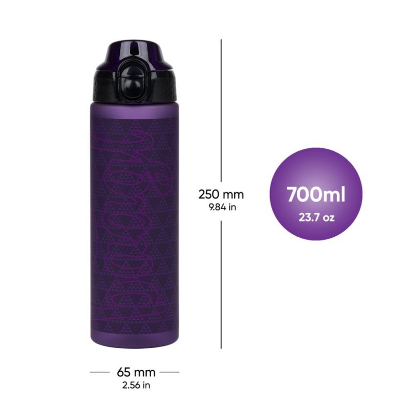 BAAGL Tritanová láhev na pití Plum, 700 ml - Baagl