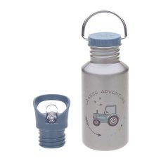 Detská fľaša na pitie z nehrdzavejúcej ocele Lässig 500 ml traktor - Nerezová oceľ Adventure traktor