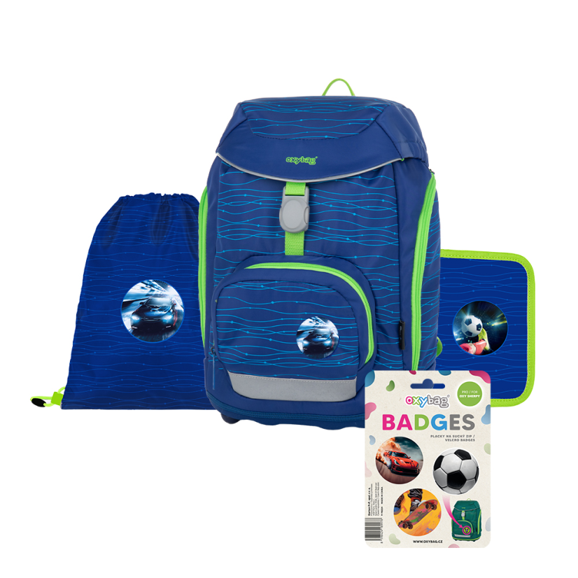 Set 4dílný OXY Sherpy Blue - Oxybag (Karton P+P)