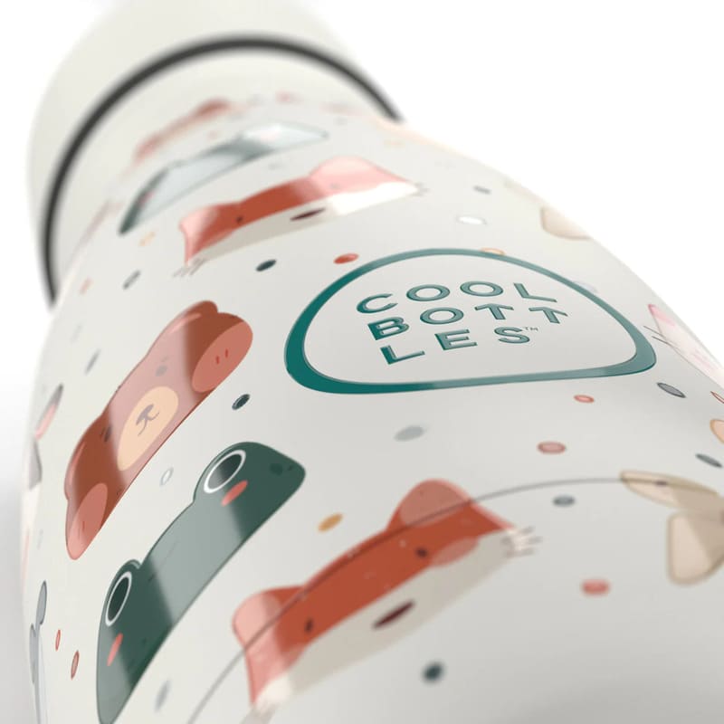 Dětská nerezová termolahev COOL BOTTLES Kids Pet Lover třívrstvá 260ml 3D