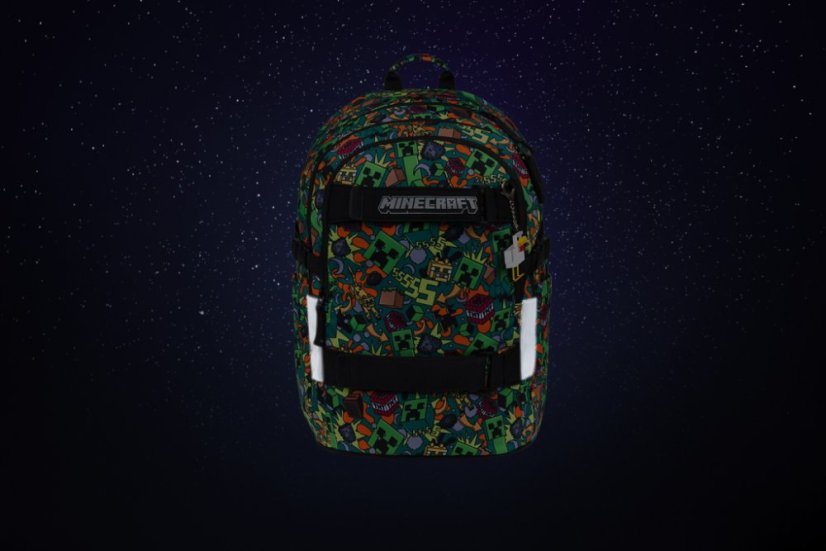 BAAGL Školní batoh Skate Minecraft Chaos - Baagl