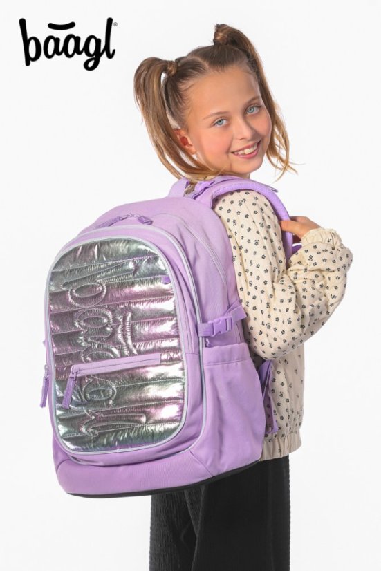 BAAGL Školský batoh Core Lavender - Baagl