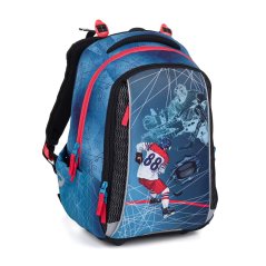Školský batoh pre prváčika Bagmaster VEGA 24 A Hokej