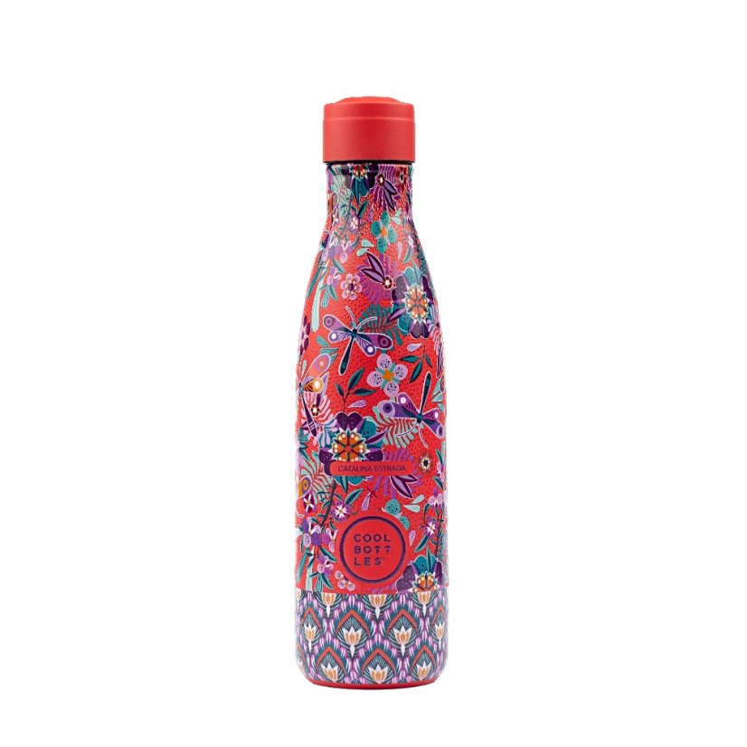 Nerezová termolahev COOL BOTTLES Xclusive! Dragonfly Paradise třívrstvá 500ml