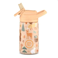 Detská nerezová termofľaša COOL BOTTLES Kiddie Woodland Buddies 350 ml 3D