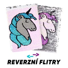 Notes flitrový Baagl Unicorn