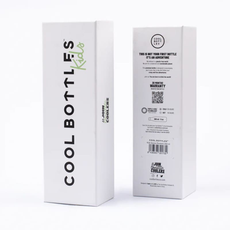Dětská nerezová termolahev COOL BOTTLES Kids African Safari třívrstvá 260ml 3D - 2. jakost