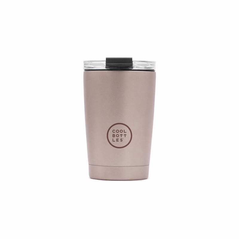 Nerezový termohrnek COOL BOTTLES Metallic Rose třívrstvý 330ml