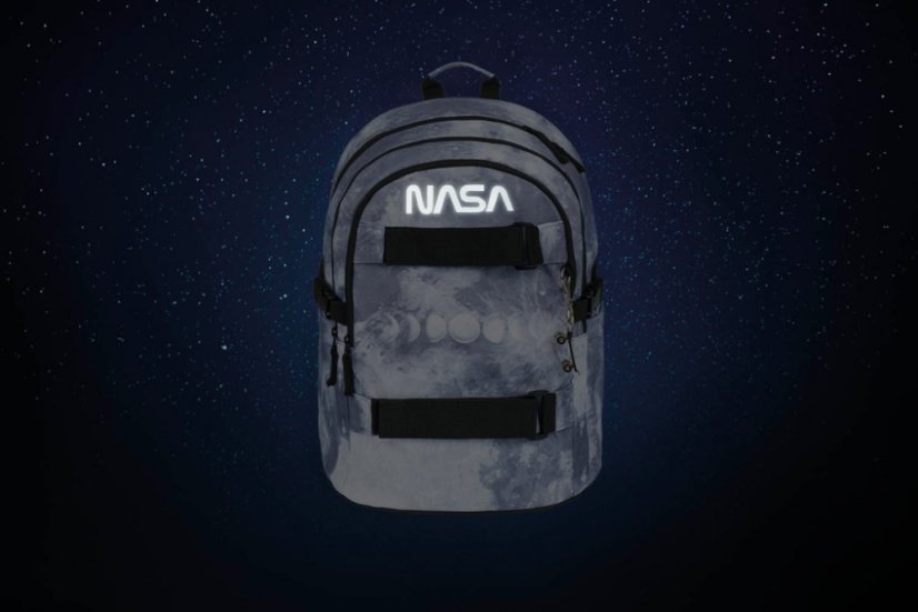 BAAGL 3 SET Skate NASA Grey: batoh, peračník, vrecko