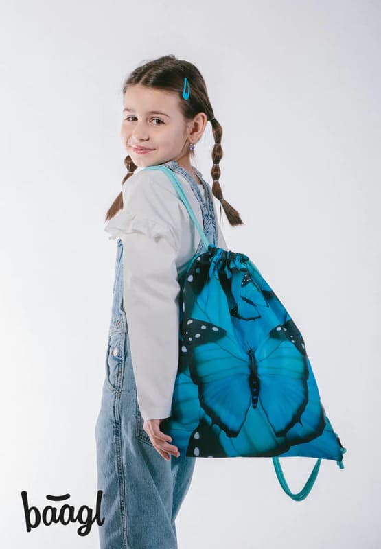 Školní sáček Baagl na obuv Butterfly