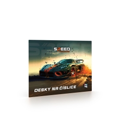 Dosky na aute s číslicami
