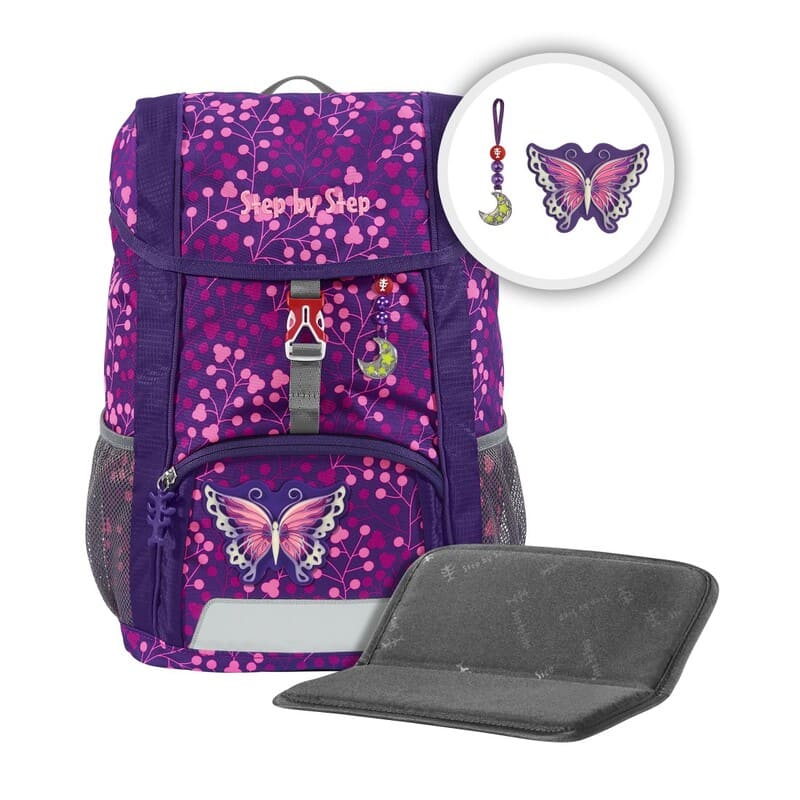 Dětský předškolní batoh Step by Step Kid SHINE, Noční motýl Ina