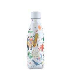 Detská termo fľaša z nerezovej ocele COOL BOTTLES Kids Brave Vikings trojvrstvová 350ml 3D