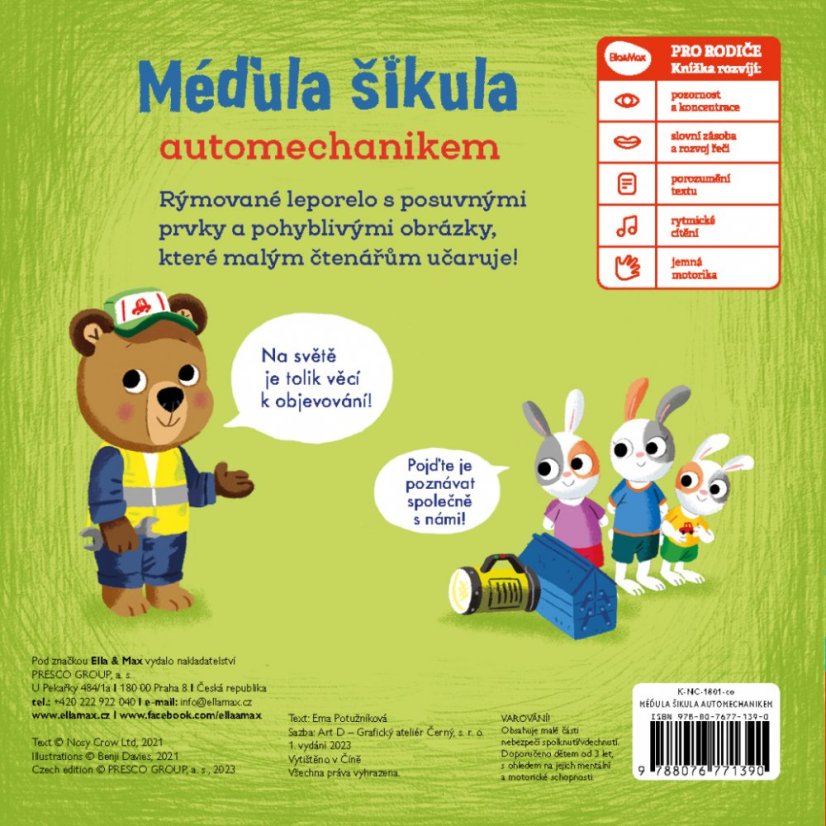 MÉĎULA ŠIKULA AUTOMECHANIKEM – Obrázky s pohyblivými prvky - Baagl