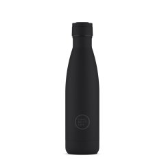 Termo fľaša z nerezovej ocele COOL BOTTLES Mono Black trojvrstvová 500 ml