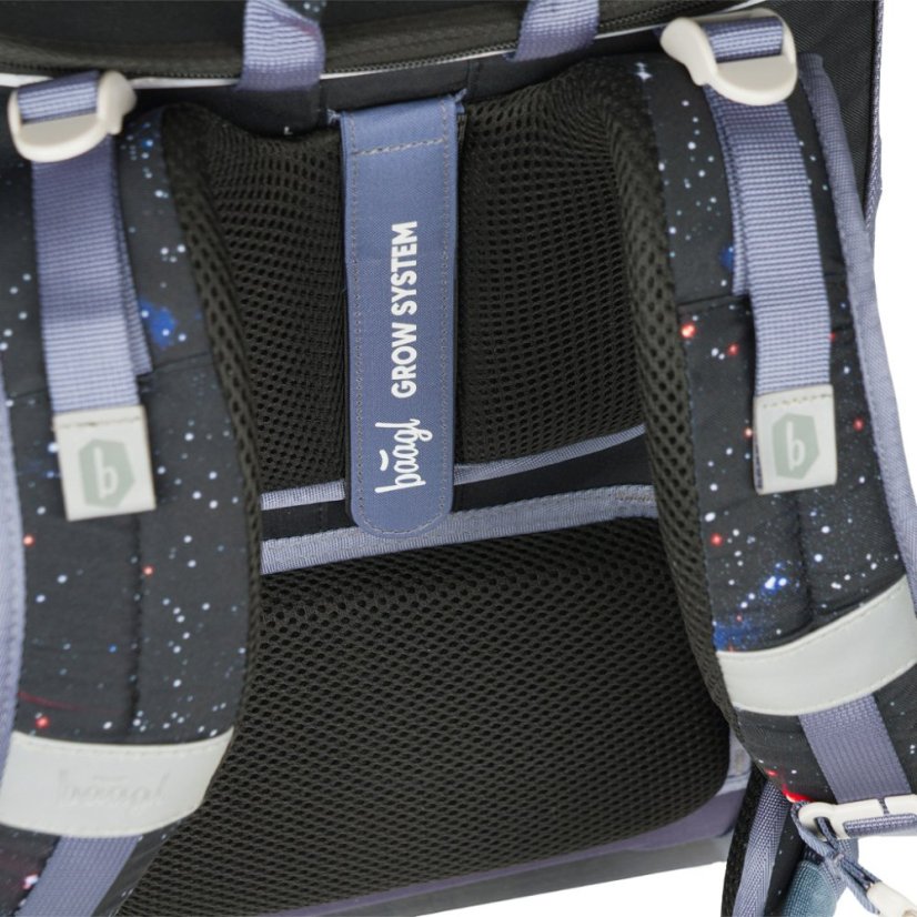 BAAGL Školská aktovka Zippy Plus Pixel Space - Baagl