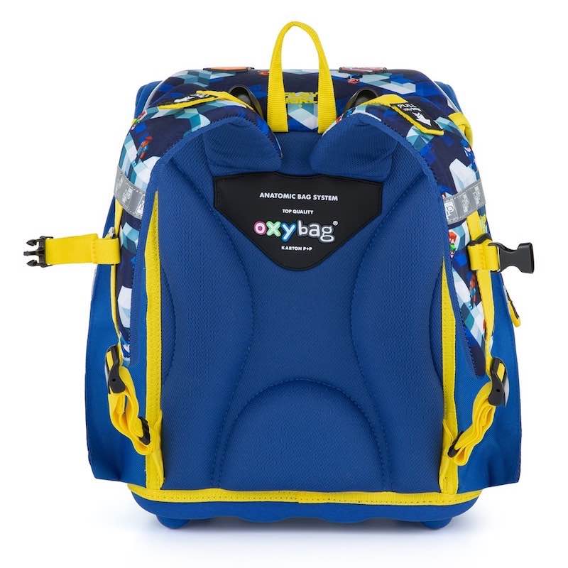 Školní aktovka Oxybag PREMIUM LIGHT Playworld modrá