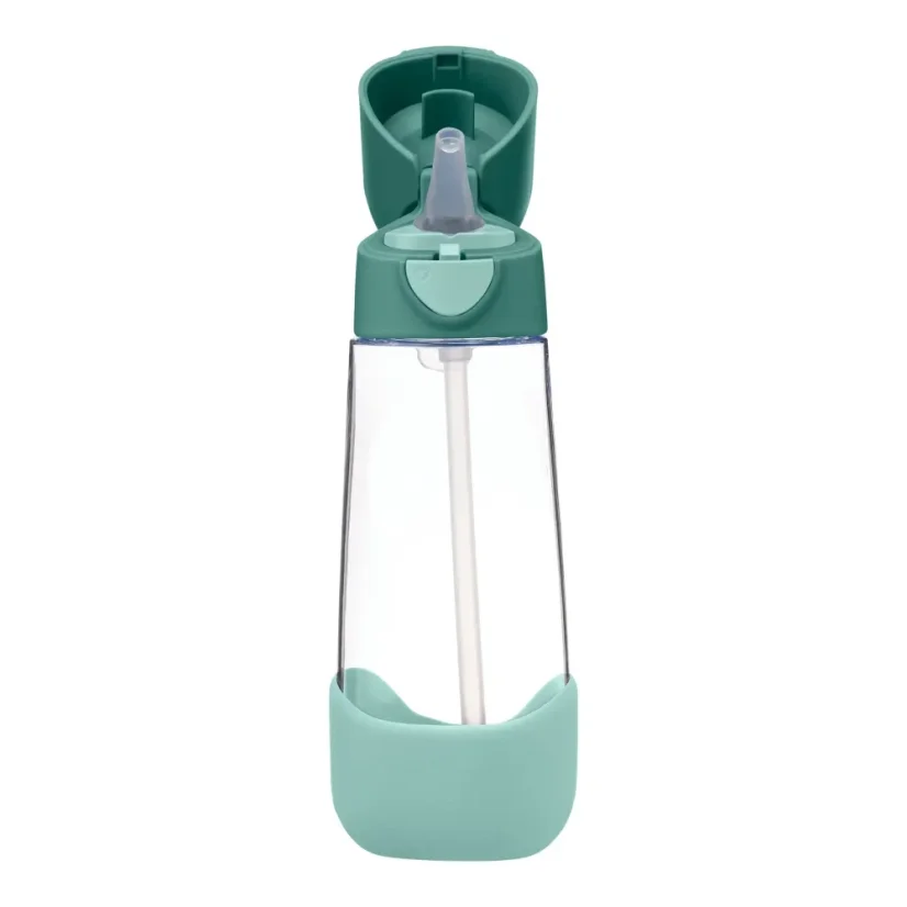 B.Box láhev na pití s brčkem 600 ml – Emerald Forest