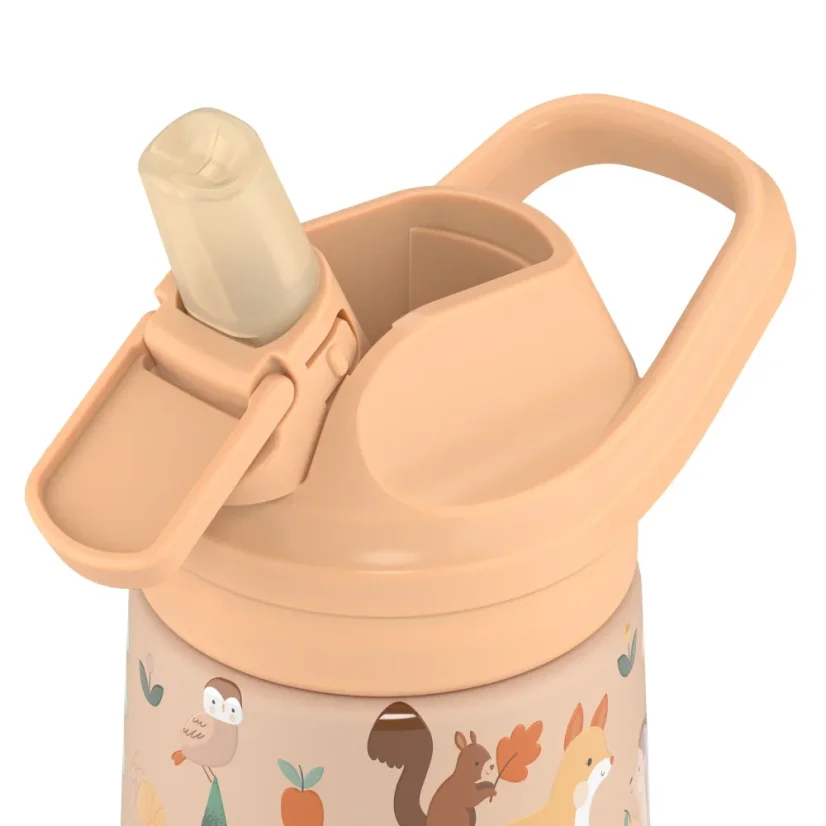 Dětská nerezová termoláhev COOL BOTTLES Kiddie Woodland Buddies 350 ml 3D