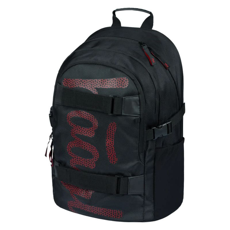 BAAGL 3 SET Skate Red: batoh, peračník, vrecko